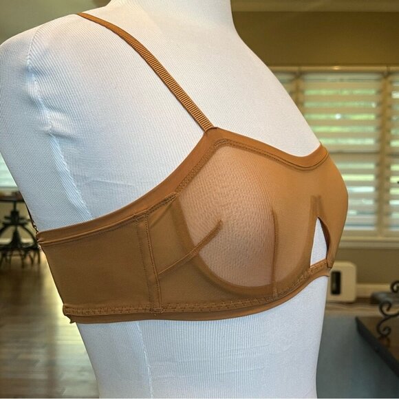 NWT We Are HAH X Free People Wired Bra 30-38DD 30DD 32DD 34DD 36DD Brown Sugar - Picture 5 of 14